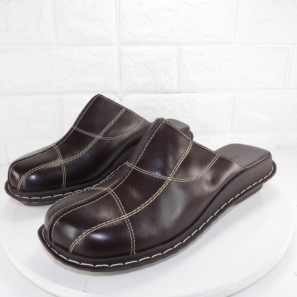 Chinese Laundry Passports Great Brown Leather Mule